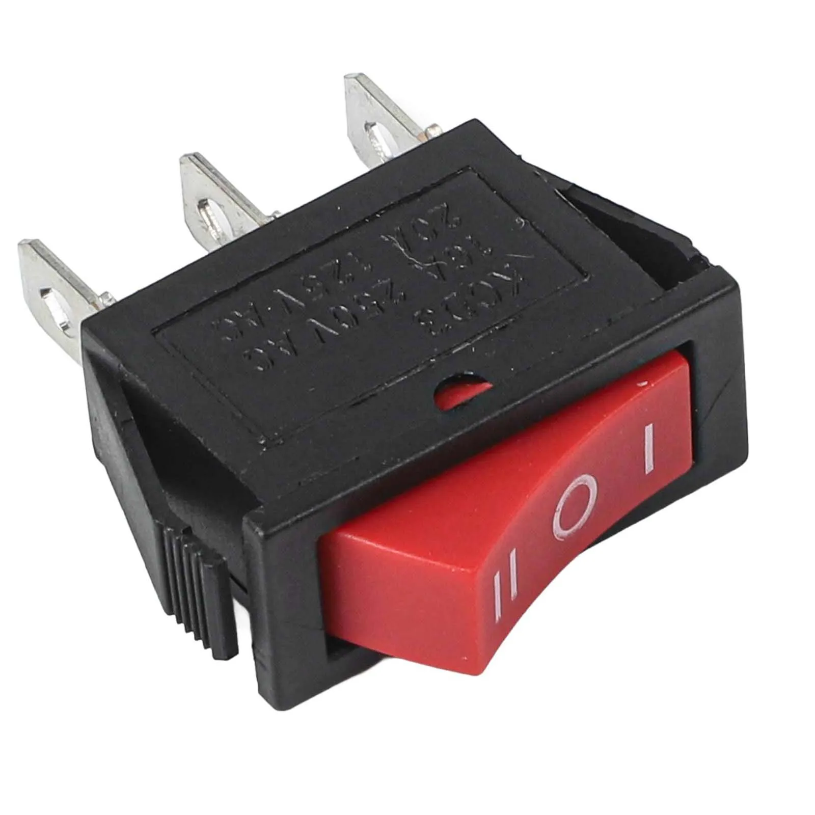 Electrical Rocker Switch 3 Pin ON-OFF-ON 15A 250V 20A 125V with Joystick Suitable for Power Management and Industrial Use