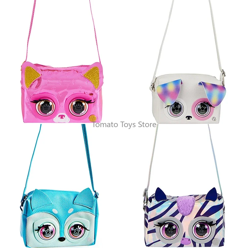 Purse Pets Handbag Sanrio Hello Kitty Pet Owl Bunny Minnie Stitch Rainbow Puppy Interactive Magic Pet Animal Bag Birthday Gifts