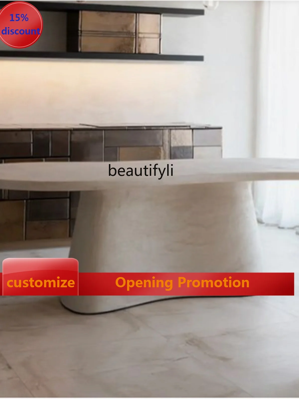 

G1218 Natural Cave Stone Table Irregular Shaped Coffee Table Living Room Dining Room Designer Ji Ji Ji Tea Table Marble G1218