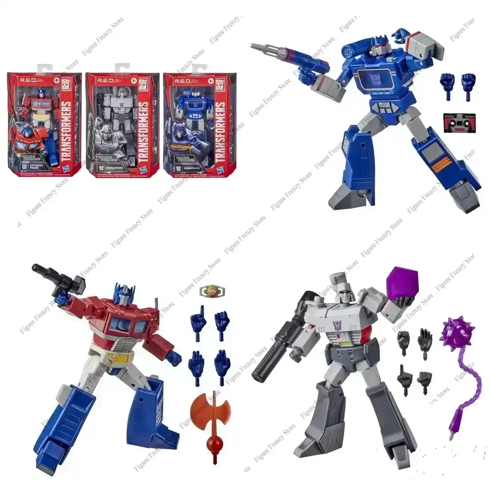 

Special Offer for Transformers R.E.D. Series Robot Enhanced Design G1 Optimus Prime Megatron Soundwave Non-Converting 6-inch