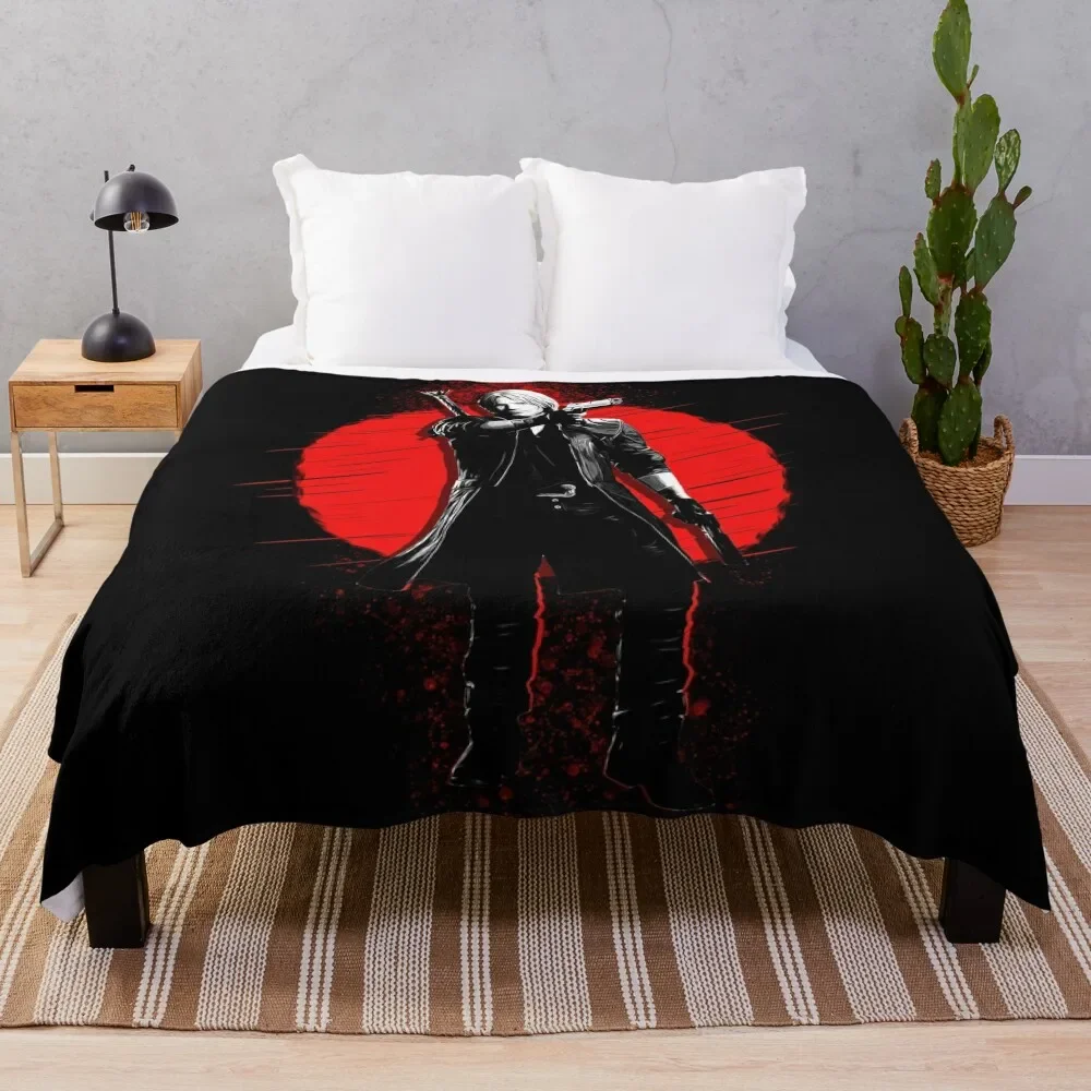 

Dante - Devil May Cry Throw Blanket Lightweight Cozy Blanket for Bed Sofa