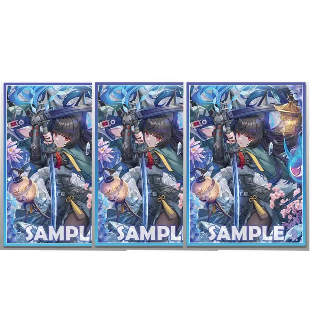 67X92MM Mooi Meisje Kleur Flash Mouwen WS PTCG Anime Game Collection Card Beschermhoes 60 Stuks