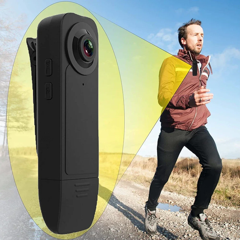 

NEW A18 1080P HD Night Vision Mini Camera 1000mAh Micro Camcorder Bodycam DV Video Recorder for Home Sports Class Online Meeting