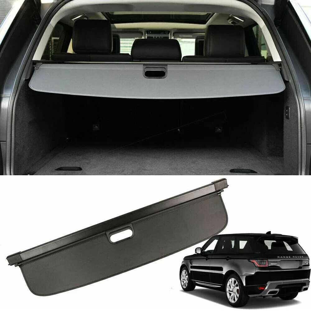 

For Range Rover Sport 2014-23 Black Rear Cargo Security Trunk Cover Retractable