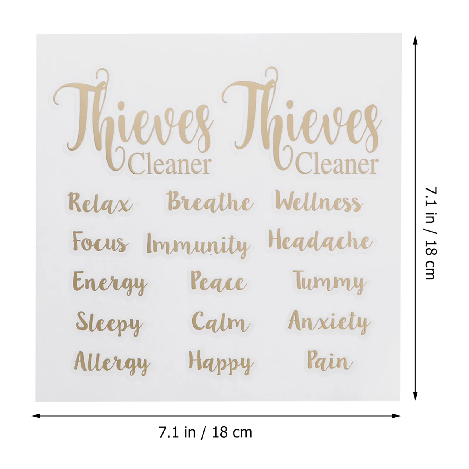 

6 Sheets Essential Oil Bottle Labels Waterproof Sticker Tags for Aromatherapy DIY Container Organization Perfume Bottles Labels