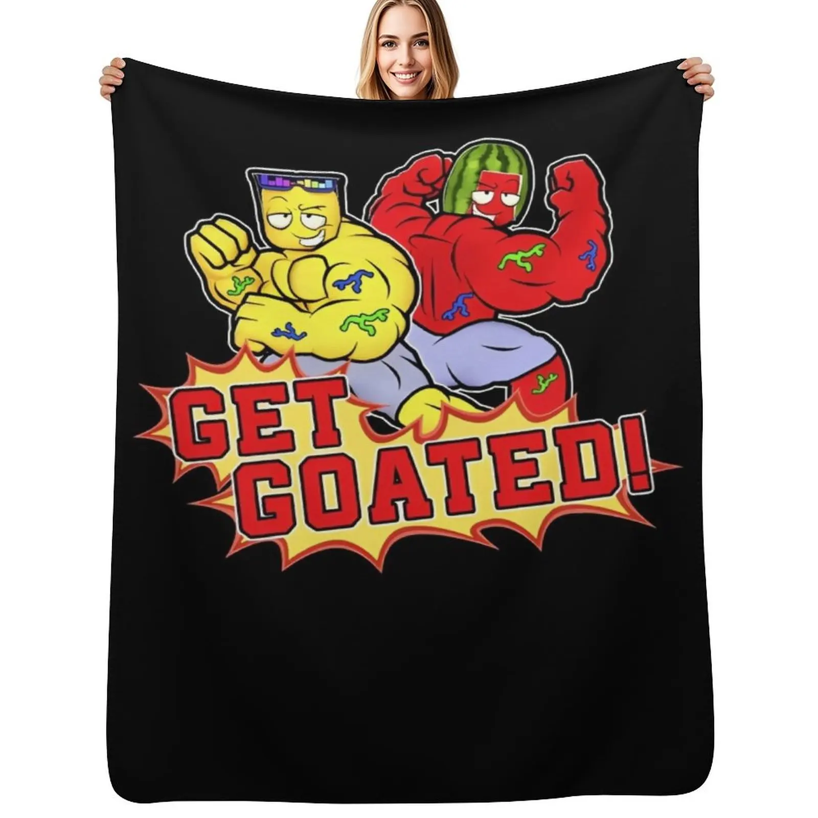 

sunny and melon merch Throw Blanket Winter beds sofa bed Retros Blankets