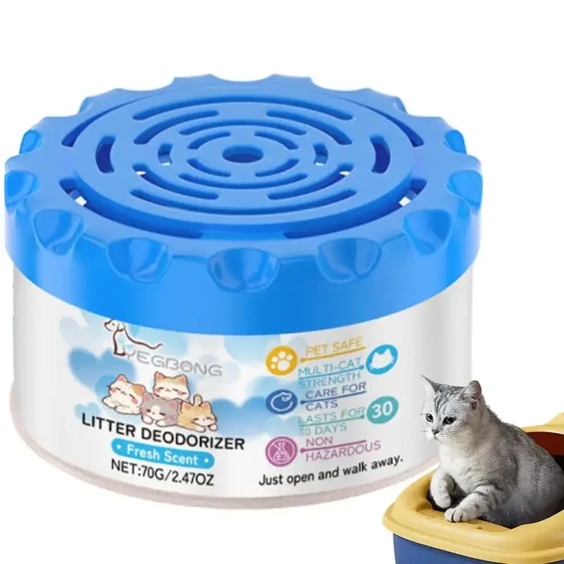 

Litter Box Deodorizer Odor Eliminator Litterbox Deodorizer Cat Litter Scent Deodorizer Smell Eliminator Odor Absorber Gel