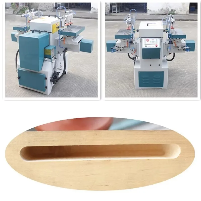 Ms3112 Woodworking Mortiser Tenoner Horizontal and Two-Spindle Mortising Machine Double Side Pneumatic Control Drilling