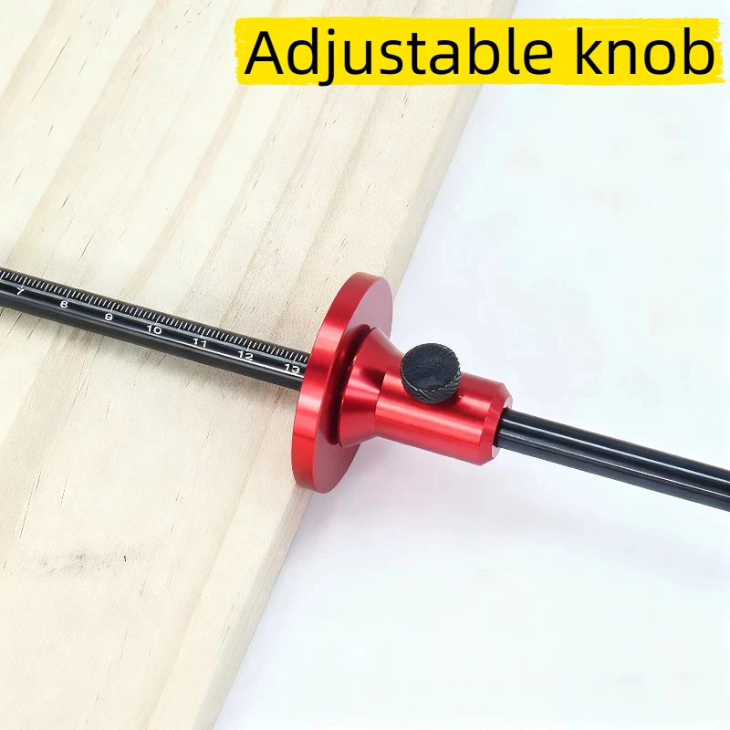 

Woodworking Scriber And Marking Tool - With Inch And Mm Scale For Drawing Parallel Lines, Mortise Measuring, High Precision