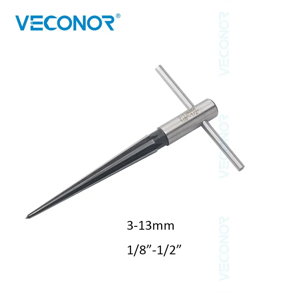 1 szt. Rozwiertak stożkowy drewno metal plastikowe narzędzia do wiercenia ręczny rozwiertak narzędzie 5-16mm i 1/8 "-1/2"