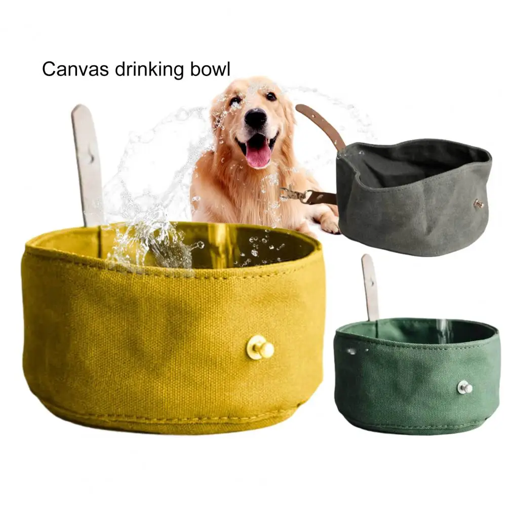 

Folding Pet Bowl Practical Reusable Dog Accessories Outdoor Collapsible Pet Cat Dog Water Dish Bowl Pet Supplies