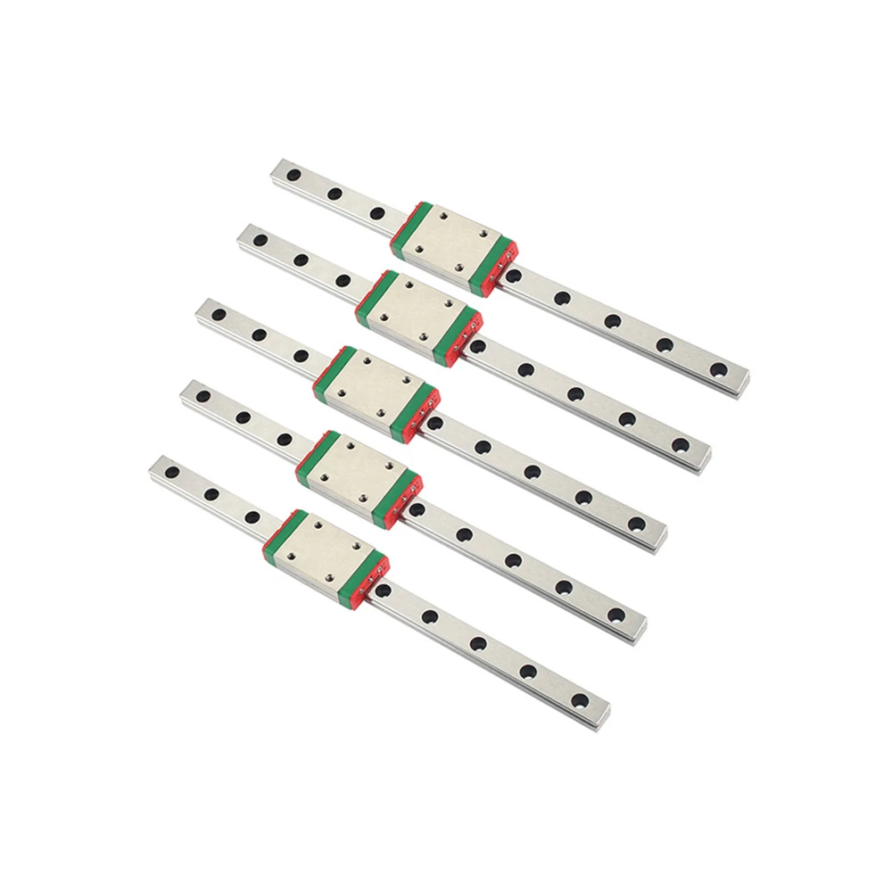 

5Pcs for HIWIN MGN7 miniature linear rail 150mm with MGN7H Long carriage slide block for Voron V0 3d printer
