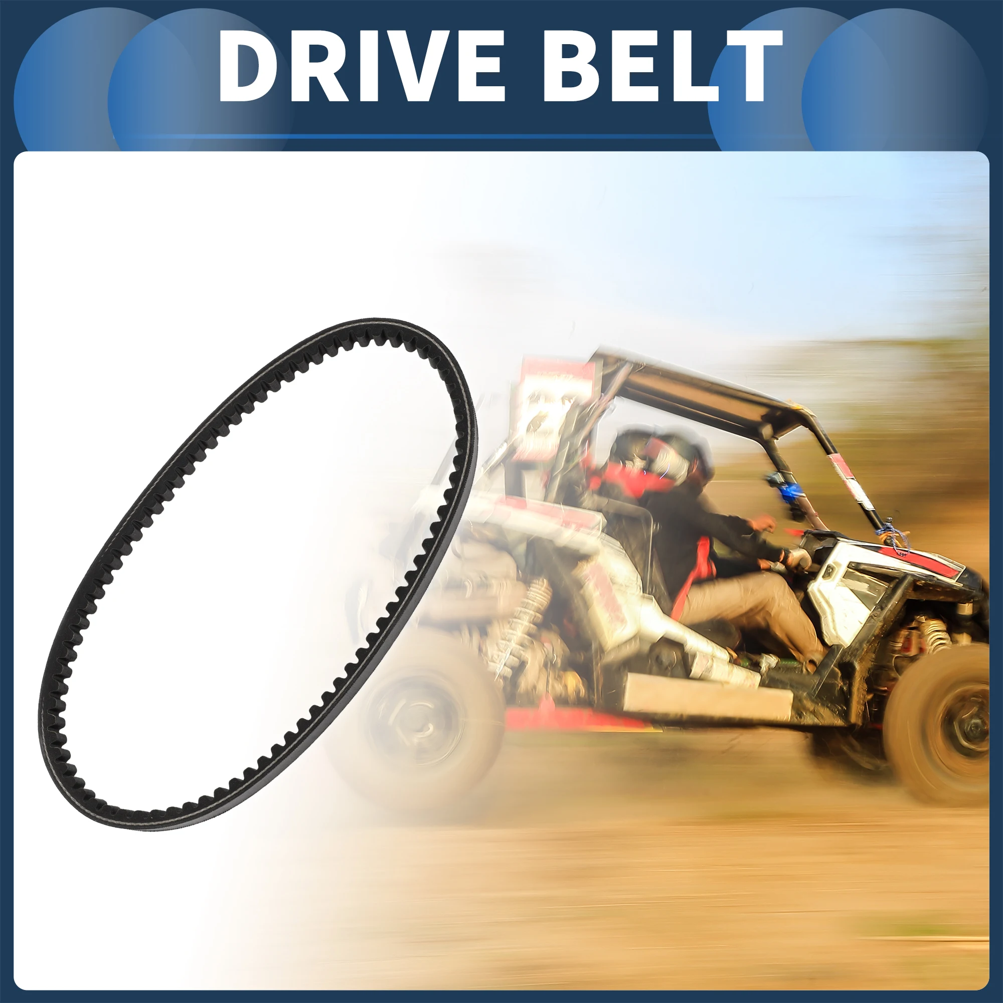 Motoforti Drive Belt Inner V-Belt for Comet T.C. 88 and C.A.T. 99 Series Clutches for 5/8in High-Temperature Resistant