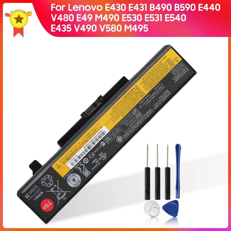 Replacement Battery For Lenovo E430 E431 B490 B590 E440 V480 E49 M490 E530 E531 E540 E435 V490 V580 M495 Standard Version 48Wh