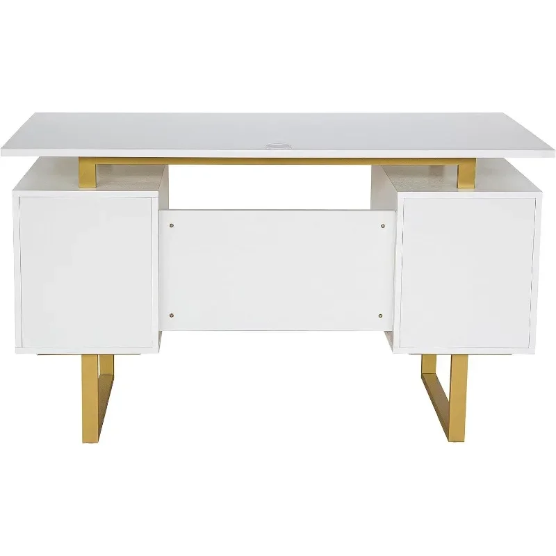 Techni Mobili Opbergladen En Kast 51.25 ”W-Modern Kantoor Groot Drijvend Bureaublad Oppervlak Bureau, 23.6" D X 51.2 "W X 29.8"