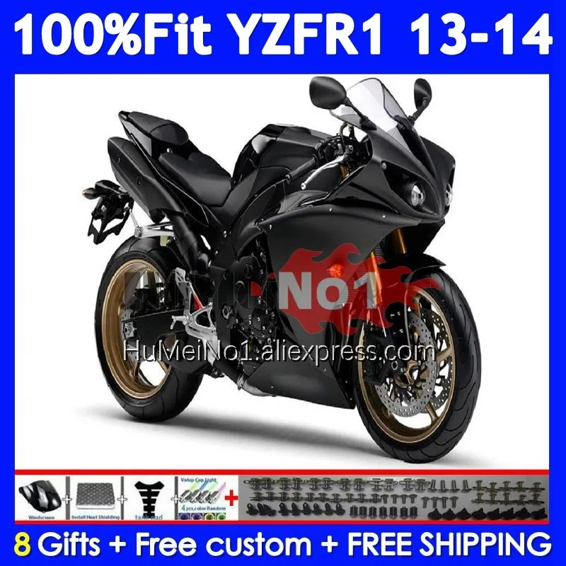 Injection Body For YAMAHA YZF R1 R 1 1000 CC Flat gloss YZF-R1 YZFR1 13 14 369No.84 YZF1000 1000CC YZF-1000 2013 2014 Fairing