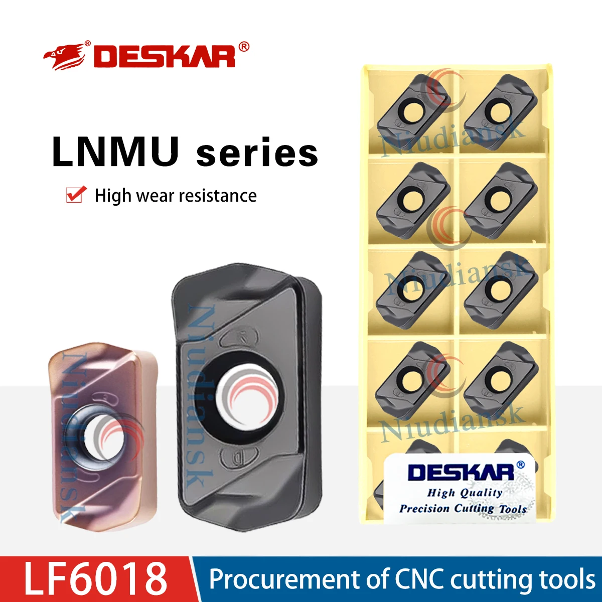 

LNMU0303ZER-MJ LF6018 Быстро вставки Двусторонний токарный станок с ЧПУ, режущие фрезерные лезвия для обработки нержавеющей стали