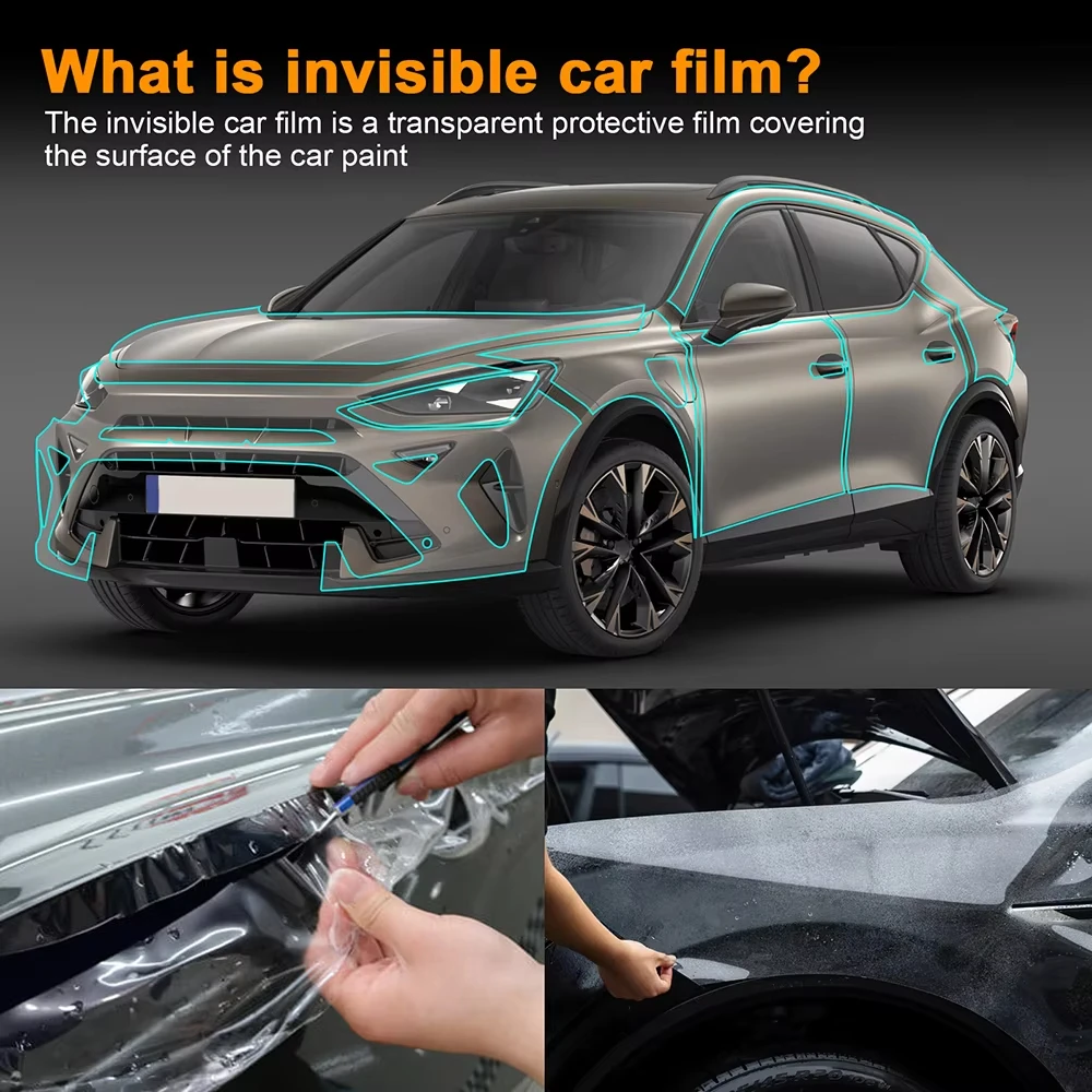 

For Seat Cupra Formentor 2024 2025 TPU Paint Protection Film Self-Healing Clear Bra Pre-cut PPF Car Body Anti-Scratch Resistant