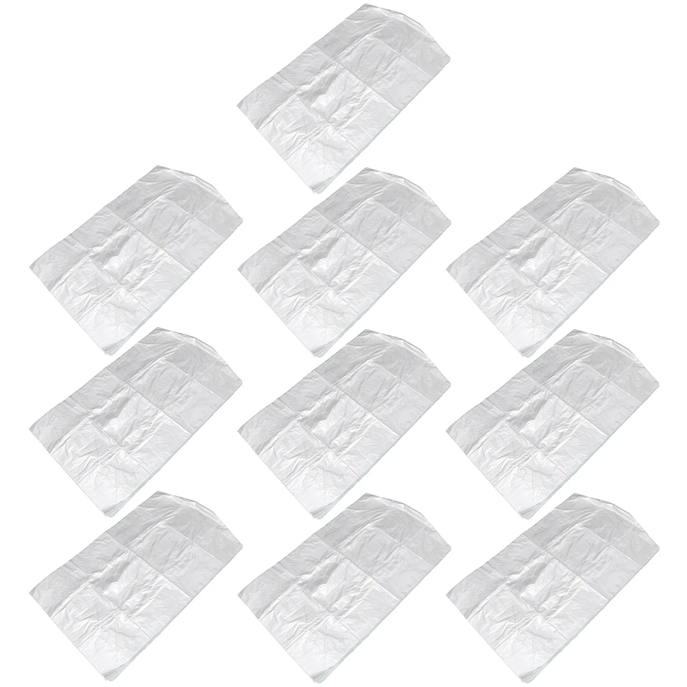 

50 Pcs Dry Cleaning Bag Clothes Protection Bags Glass Lightweight Garment Clothing Storage Plastic Peva Coat