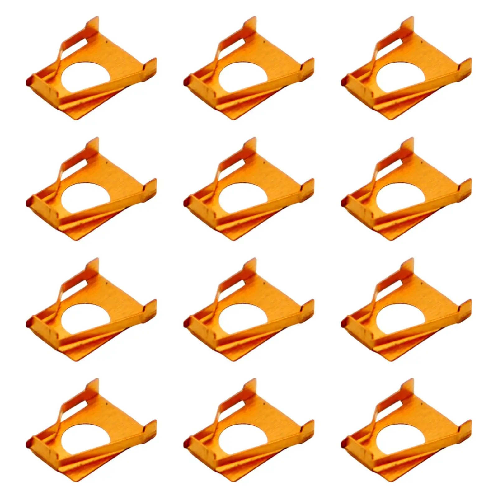 

12x Trains Couplers Model Railway Parts for 1:87 HO Model Trains Accessories