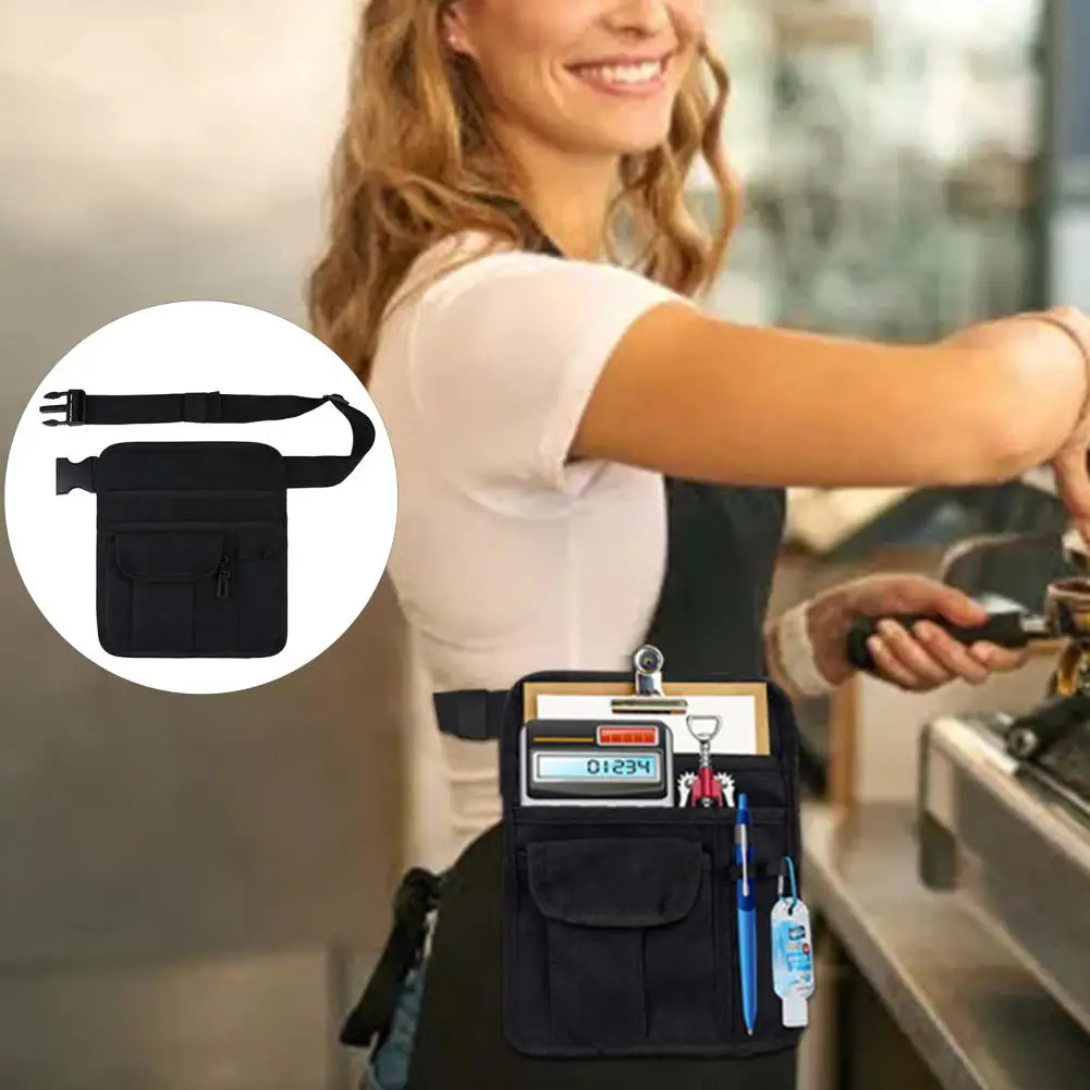 Fanny Pack for Servers Easy to Clean Waiter Fanny Pack Capacity Fanny Pack Waist Bag Adjustable Strap Easy to for Restaurants