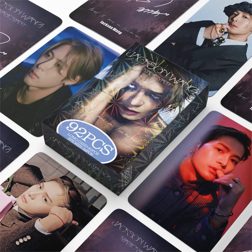 

92Pcs Jackson Wang Lomo cards surrounding Photocard Card Collector Card Collection Fans Gift