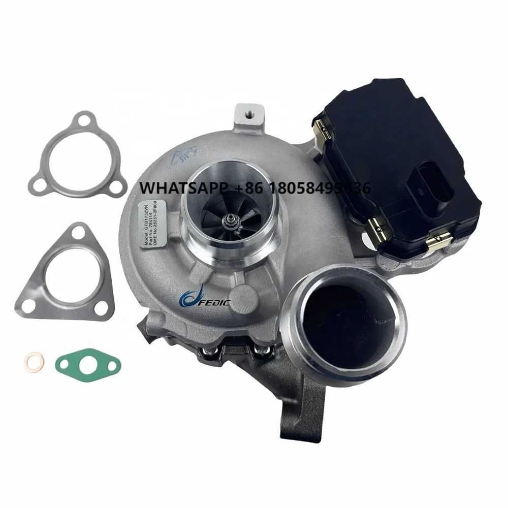 

Turbocharger GTB1752VK 784114 Turbo 282312F000 for KIA Sportage yundai ix35 / Tucson 184HP 135Kw 2.0CRDi R-Engine