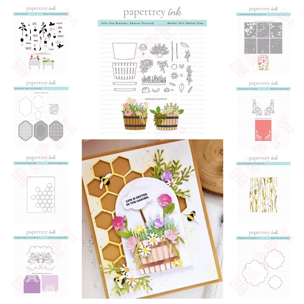 

The Sweetest Bunch Metal Cutting Dies Stamps Stencil DIY Cut Die Hot Foil Scrapbooking Card Paper Embossing Template