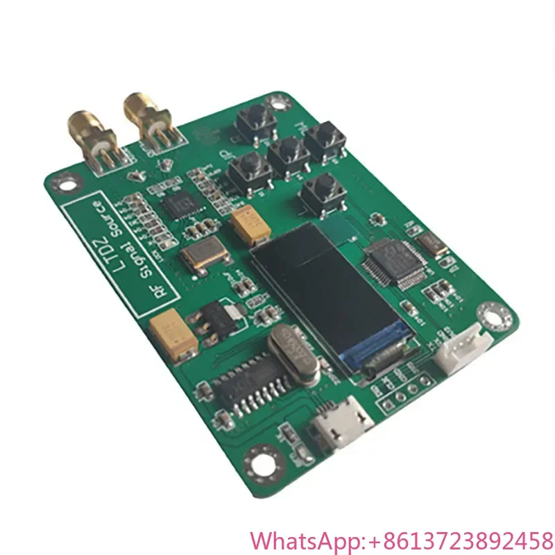 

MAX2870 RF Signal Source Module 23.5-6000M with 0.96-inch Color OLED Serial Port MAX2870 Module