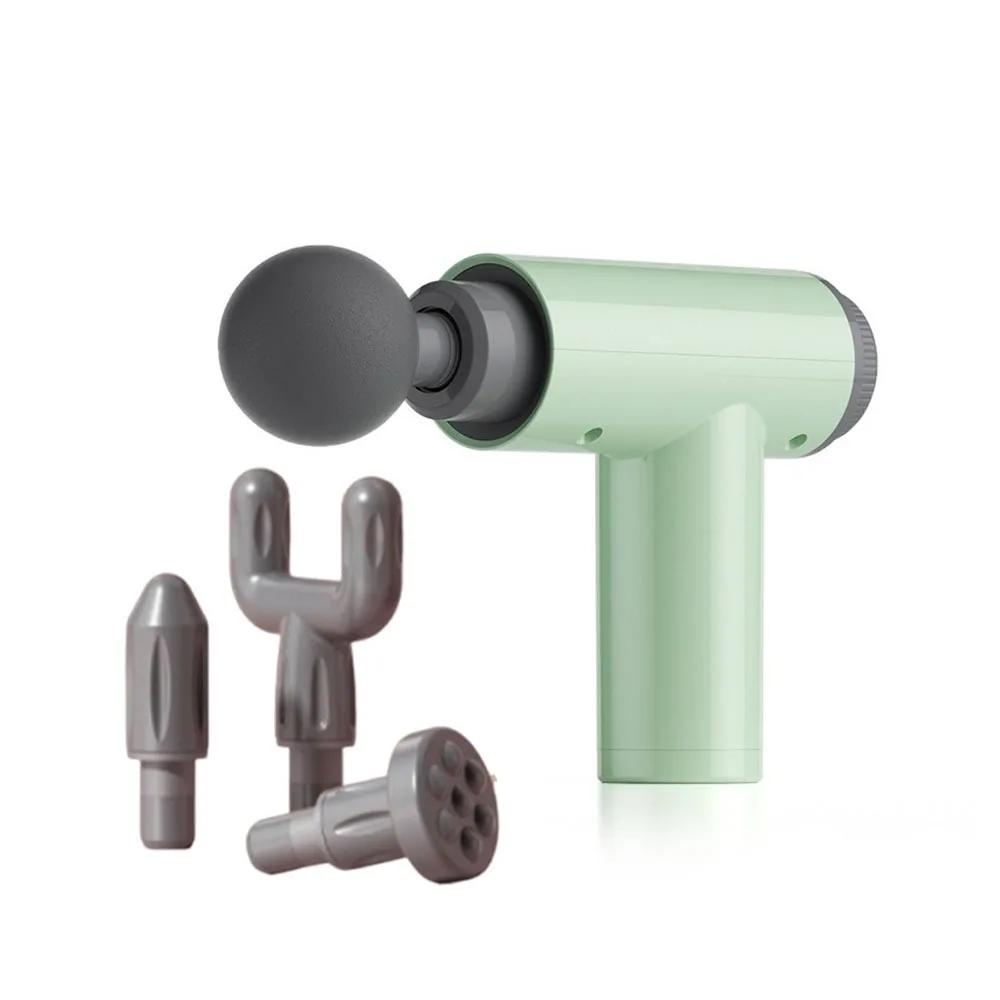 High Frequency Vibration Mini Electric Fascia Massager Deep Percussion Cordless Muscle Massage Machine Body Relaxation