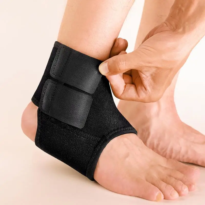 1 Piece Adjustable Ankle Brace Breathable Comfortable Elastic Ankle Support Sleeve Running Basketball Volleyball