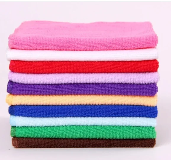 10pcs/lot Home Microfiber Towels For Kitchen Absorbent Thicker Cloth For Cleaning Micro Fiber Wipe Table Kitchen Towel