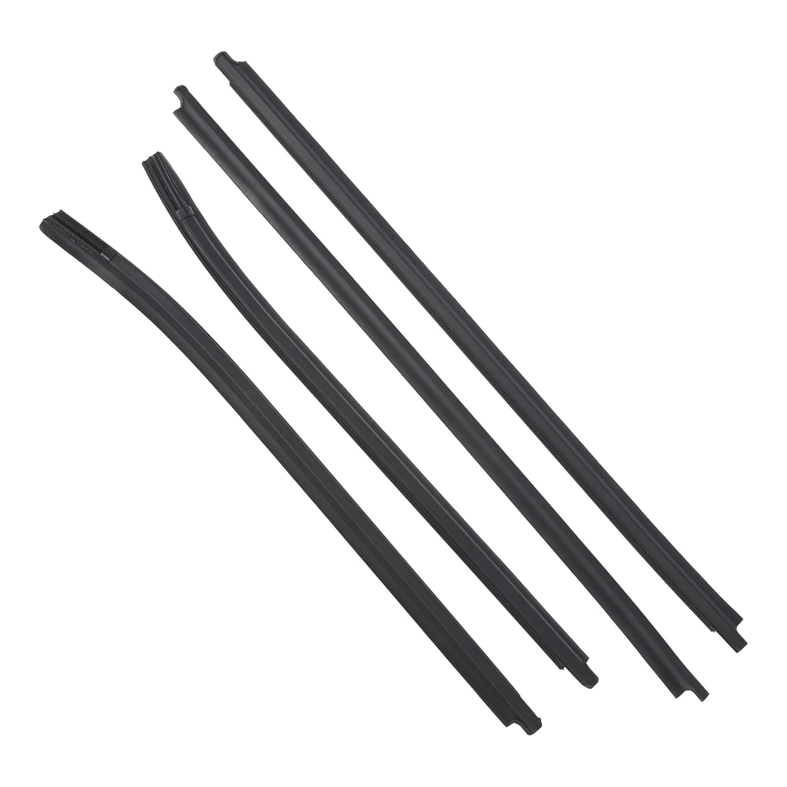 4PCS Car Window Weatherstrip Seal Belt Moulding Trims Rubber 68161 0K010 for Toyota Hilux SR5 VIGO MK6 PICKUP 2005 to 2015 - view 4