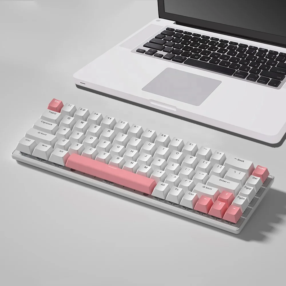 Mini clavier de jeu mécanique sans fil, lumière RVB, aste, nouveauté