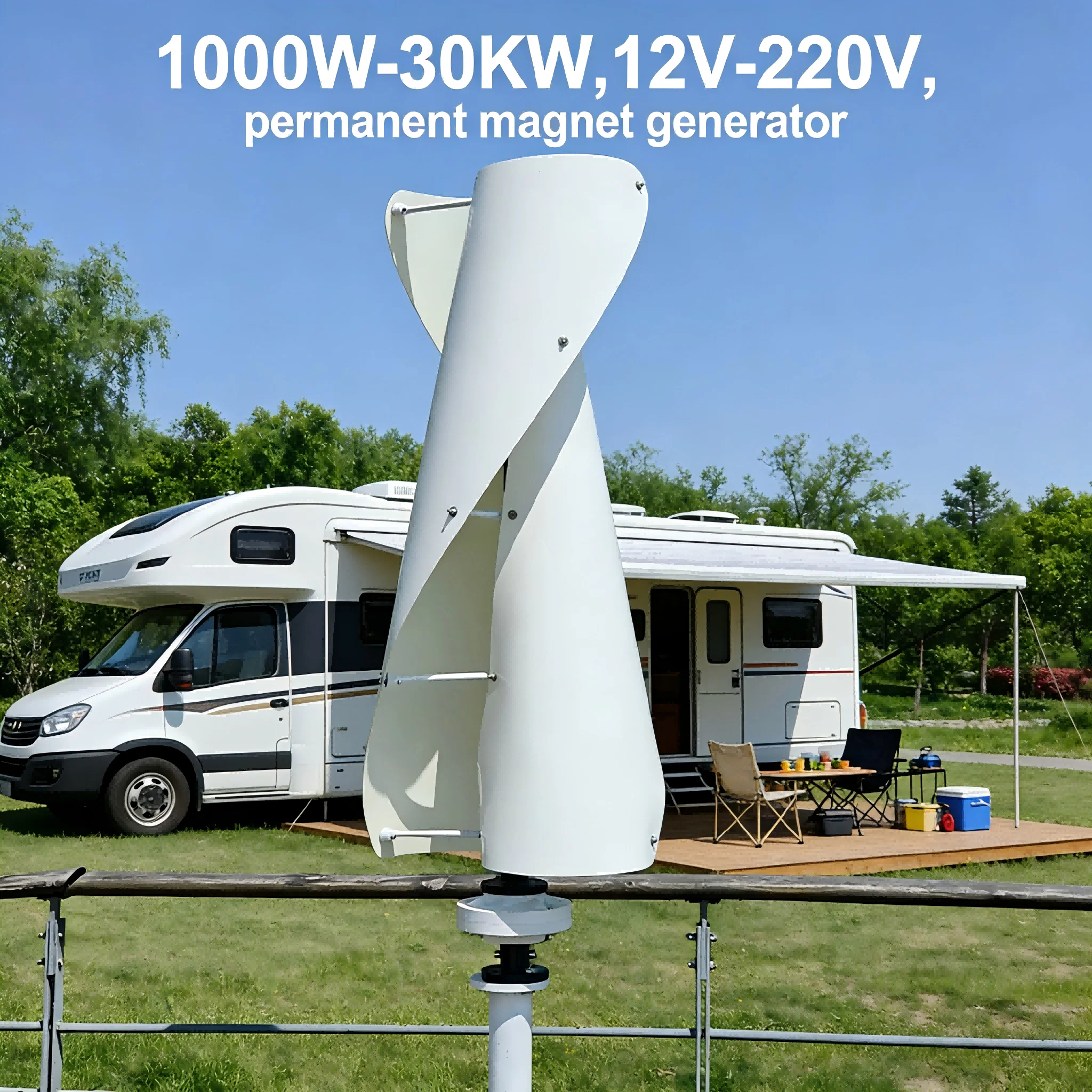 

Высокомощный ветрогенератор PMA 25 кВт, 3 фазы, 12В/24В/48В/220В