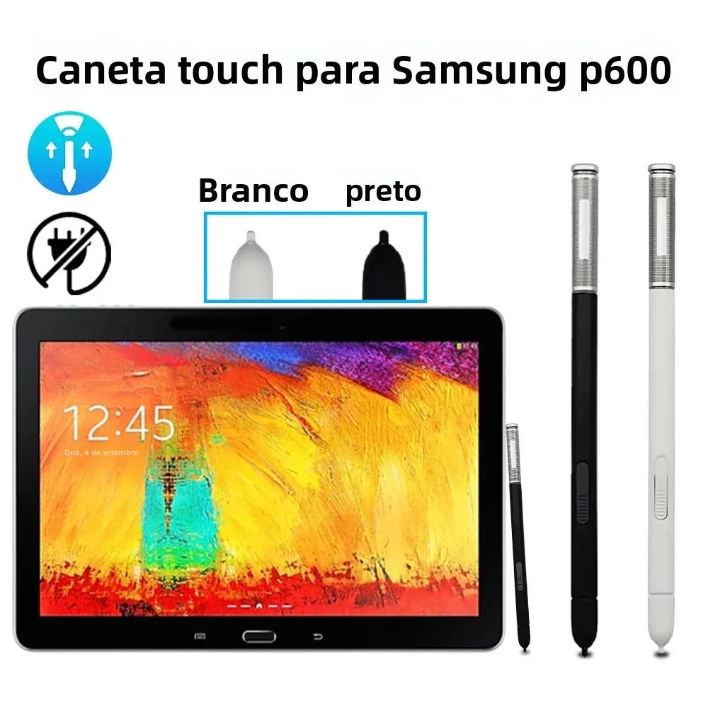 Caneta Stylus S Pen de Substituição para Samsung Galaxy Note 10.1 P600 P601 P605 Note Pro 12.2 P900 Caneta para Tela Sensível ao Toque