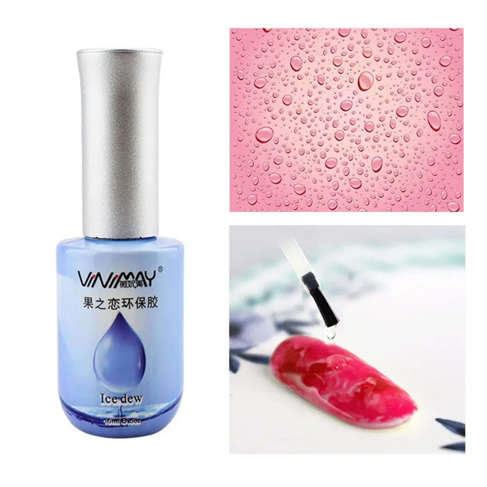 Magic Bubble Primer Decor Vernice Soak Off Smalto per unghie Accessori UV Manicure trasparente Goccioline d'acqua Gel per unghie