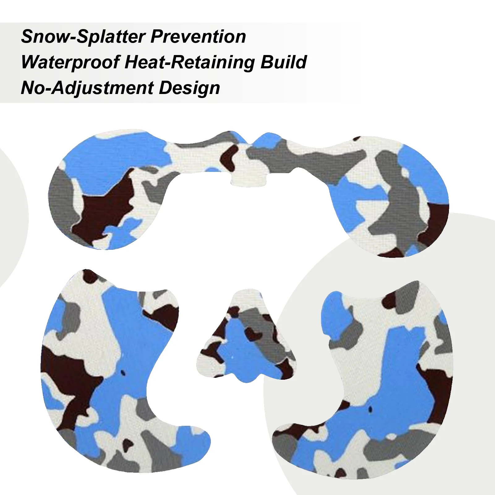 แผ่นปิดหน้ากันหนาว กันลม กันแดด ผ้าฝ้าย สำหรับเล่นสกี สโนว์บอร์ด ตกปลาน้ำแข็ง ปีนเขา และแบกเป้ในฤดูหนาว