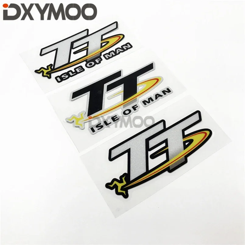 1PCS Waterproof Car Decorate Window Sticker TT Isle of Man Road Races Motorcycle Bike Sticker Bumper