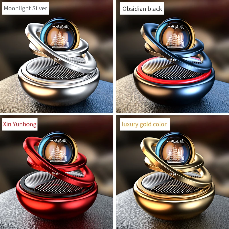 Automotive Air Freshner Solar Car Air Freshener - Premium Vehicle Aroma Diffuser with Long-Lasting Fragrance image 5