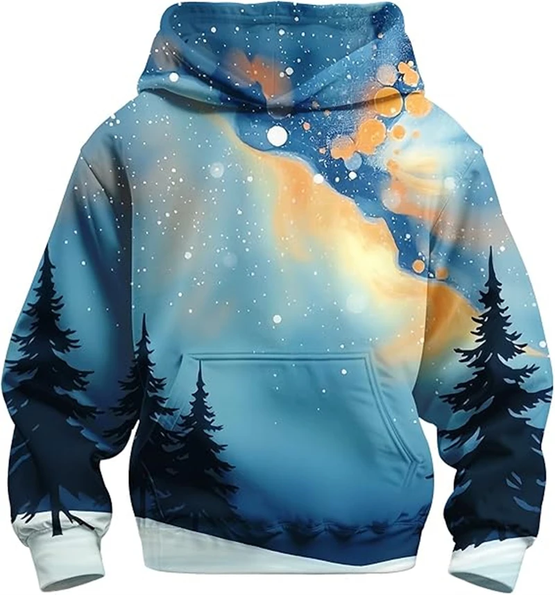 

3D Printed Hoodie Men's Casual Comfortable Fashionable Long Sleeve Sweatshirt Streetwear Fashion Autumn Winter Unisex Hoodie