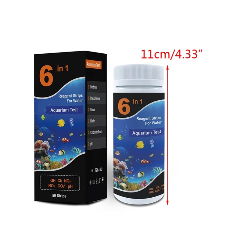 50 strisce reattive professionali per acquari per piscine, veloci precise