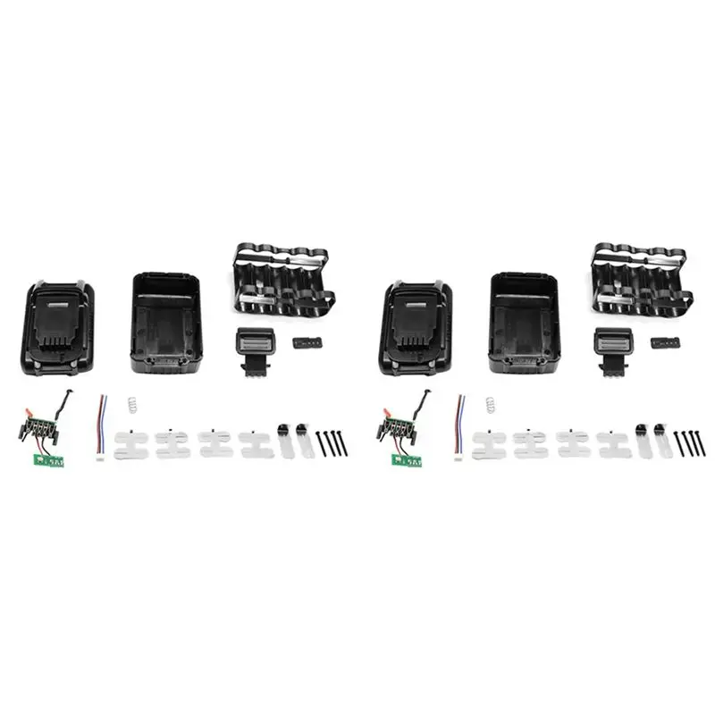 

Exquisite-2X DCB206 Protective Board+Plastic Case For DCB206 20V 21700 Lithium Battery 10 Core Circuit Board Case Kit