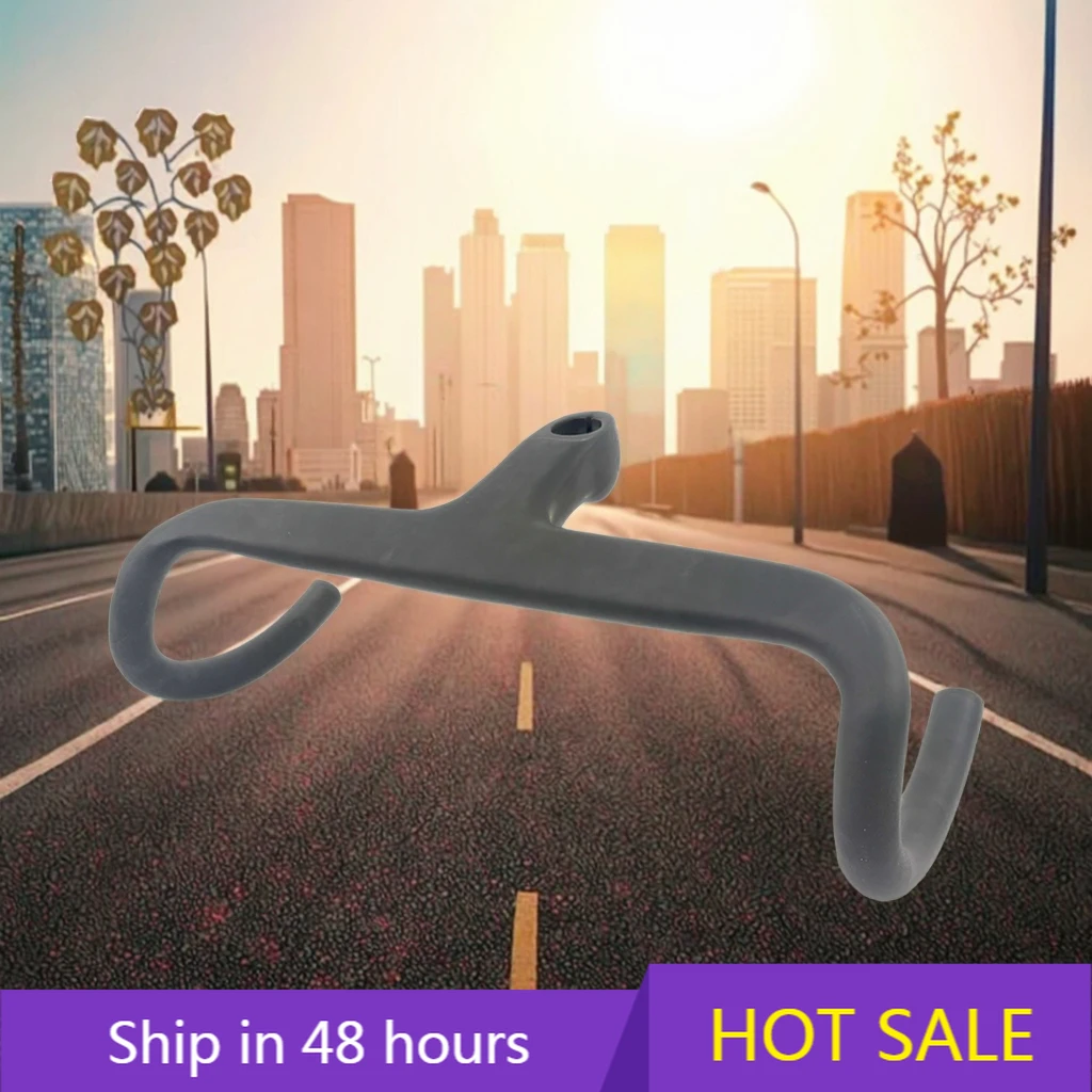 

POWER LEAP Full Carbon Integrated Handlebars Aero Shaping Fully Hidden Cable Original Raw Drop Bar for Road Bike