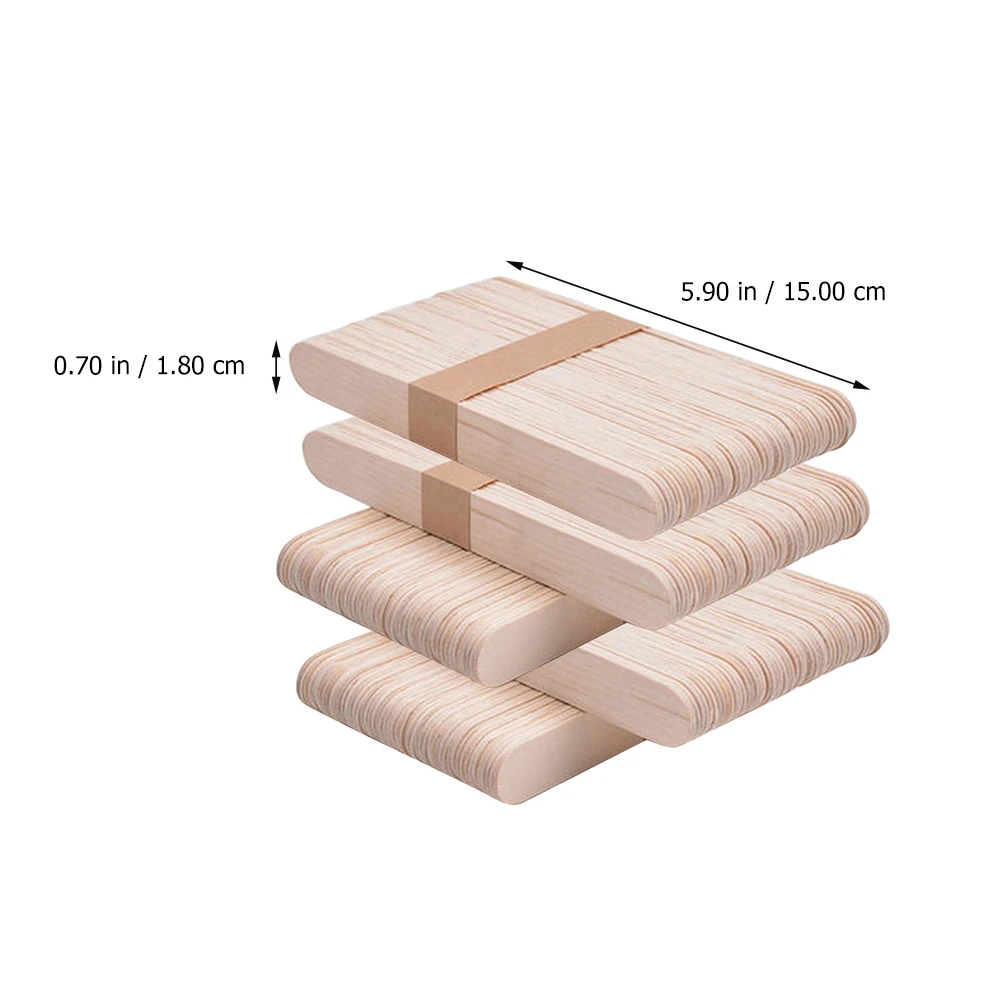 

250Pcs Wooden Craft Sticks Natural Wood Color Perfect for Classroom Projects Party Crafts Camp Activities DIY Popsicle Sticks
