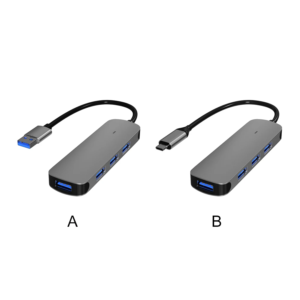 Hub Integrated Line Type C Four in One Support Fast Charging Collection Circuit Ultra High Speed Transmission USB Splitter