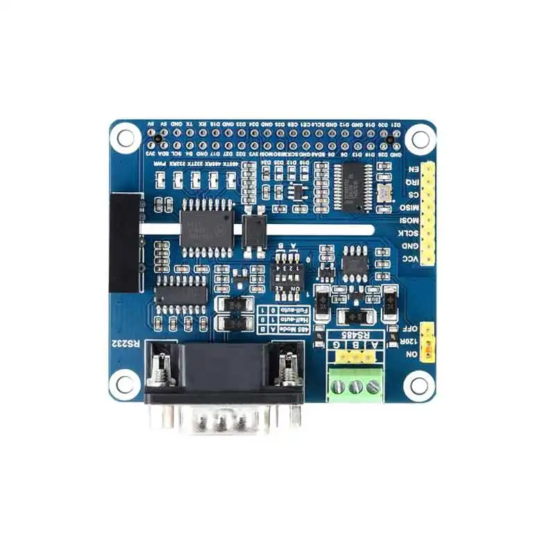 Raspberry Pi RS485 RS232 Isolated Expansion HAT SPI control