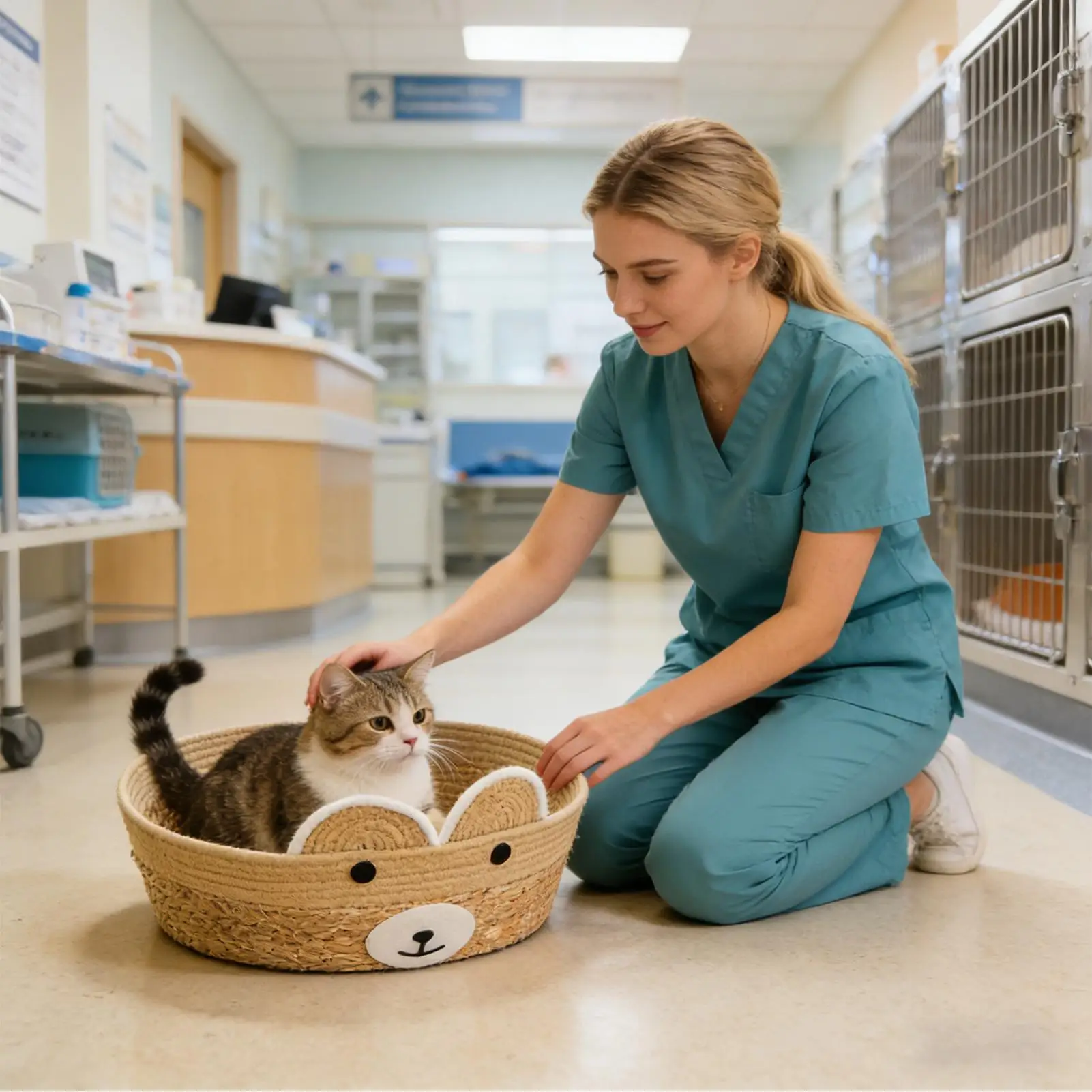 Casa para Gatos de Interior, Transpirable, Resistente a los Arañazos, Lavable, Colchoneta para Dormir para Mascotas, Nido para Cachorros y Gatitos, para Interiores, Hogar y Terraza