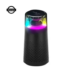 Small Air Purifier H12 Filter Smell Dust Odor Removal 8 Millon Negative Ion Air Purifier Color Light Desk Office Car Air Clear