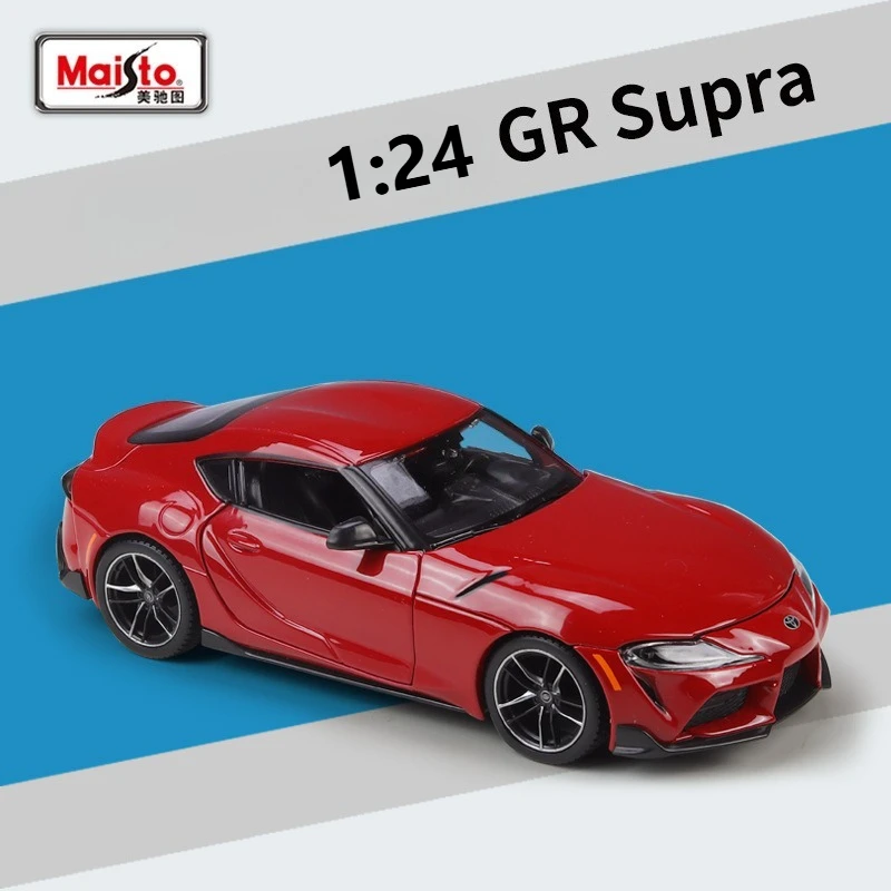 

Maisto 1:24 GR Supra Sports Car High Simulation Diecast Car Metal Alloy Model Car kids toys collection gifts